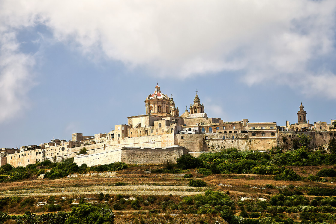 "Mdina Silent City of Malta" stock image