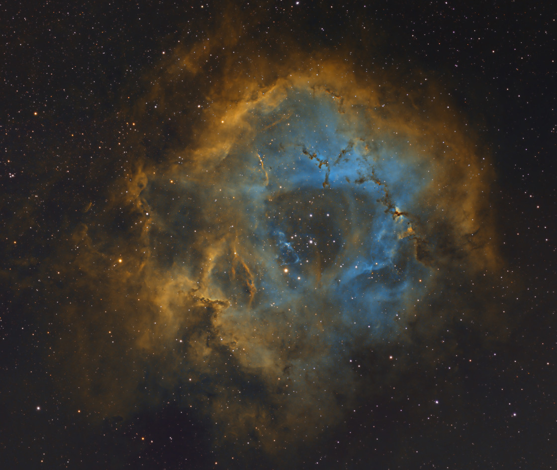 "NGC2238 Rosette Nebula" by Peter Jenkins FRAS - £10.00 "NGC2238 Rosette Nebula" stock image