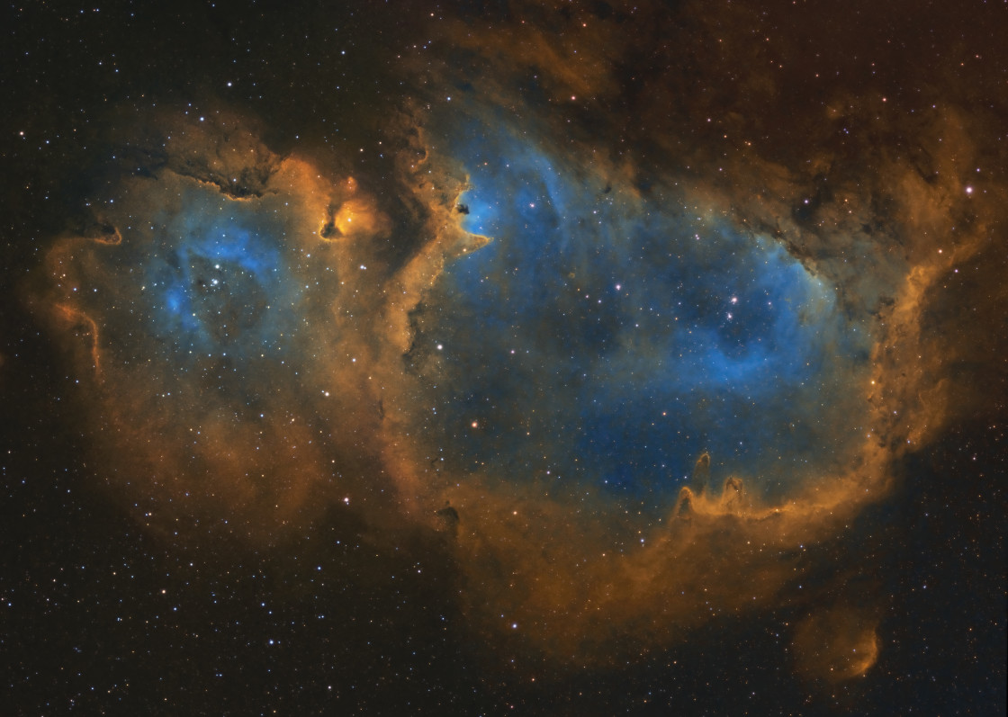 "IC1848 Soul Nebula" by Peter Jenkins FRAS - £10.00 "IC1848 Soul Nebula" stock image