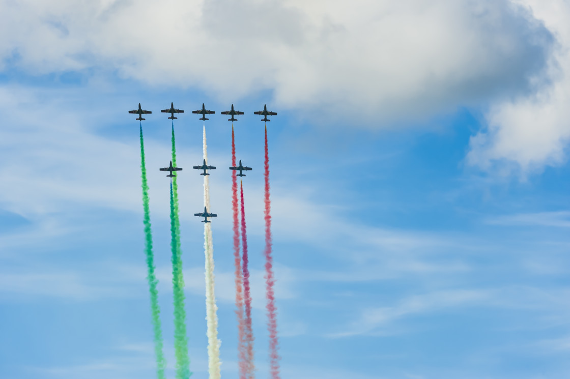 "Frecce Tricolori" stock image