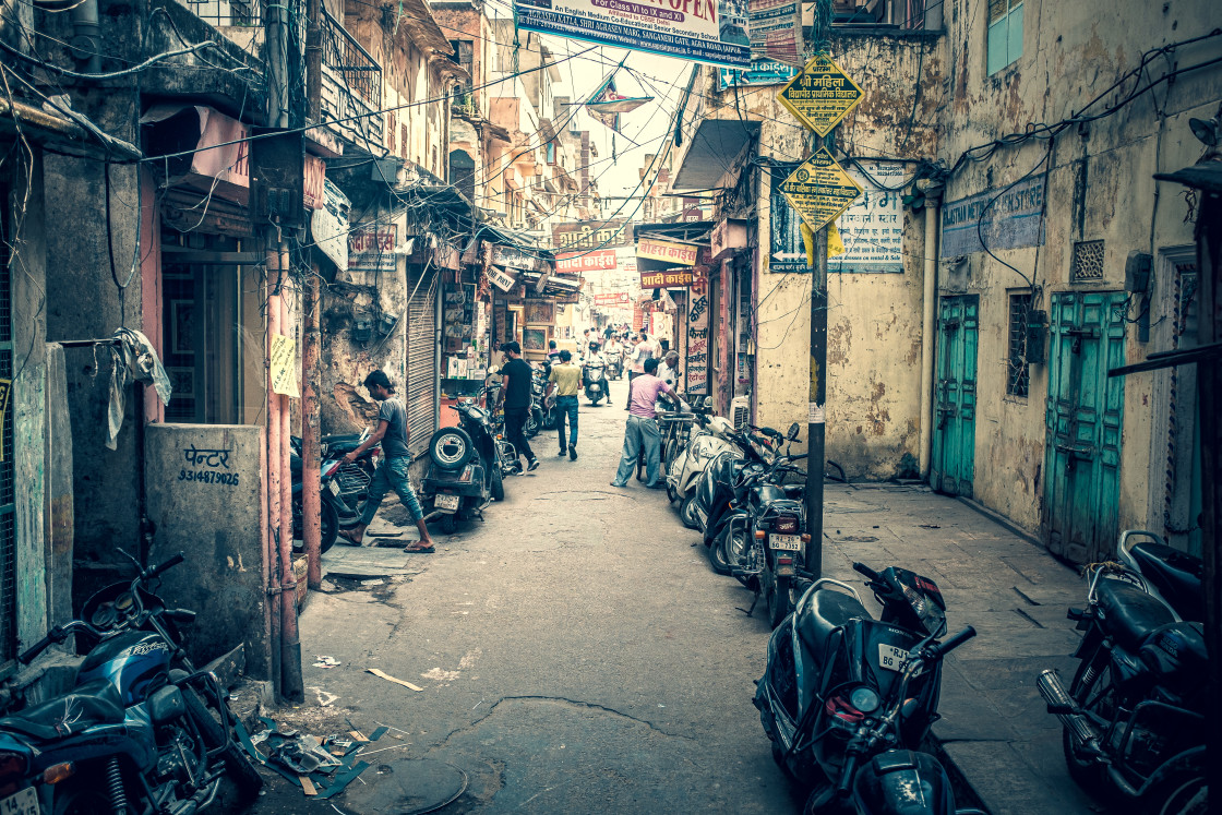 "Indian Alley" stock image