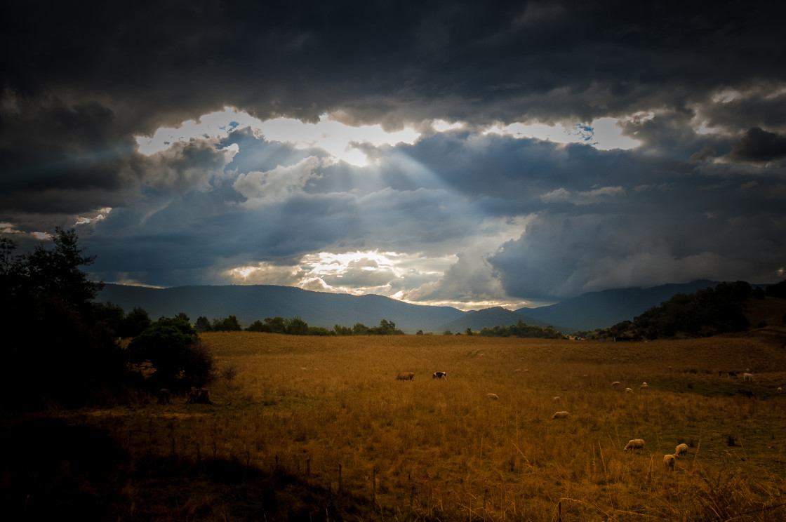 "Valley Light" stock image