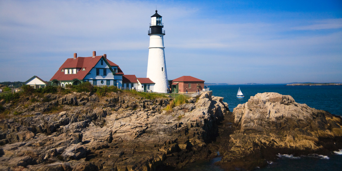 "Portland Headlight" by Joseph Hawk - $59.26 "Portland Headlight" stock image