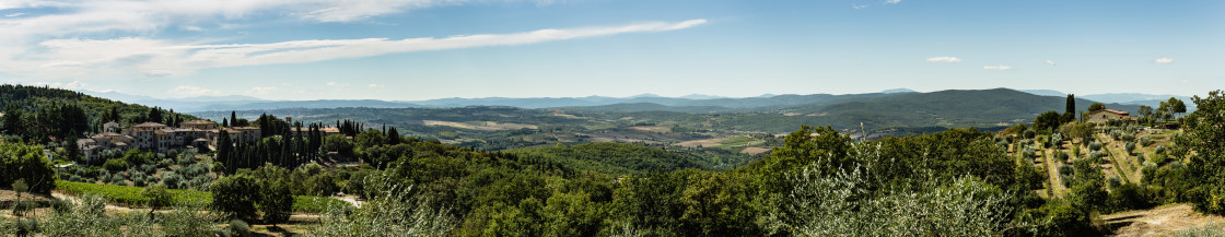 "Chianti Panoramic" by Joseph Hawk - $59.26 "Chianti Panoramic" stock image