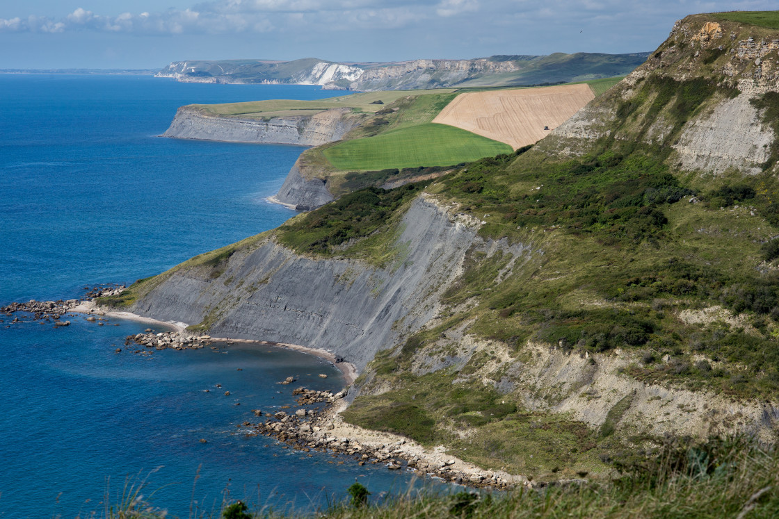 "Purbeck Coastline" stock image