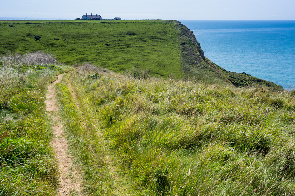 "St Alban's Head" stock image