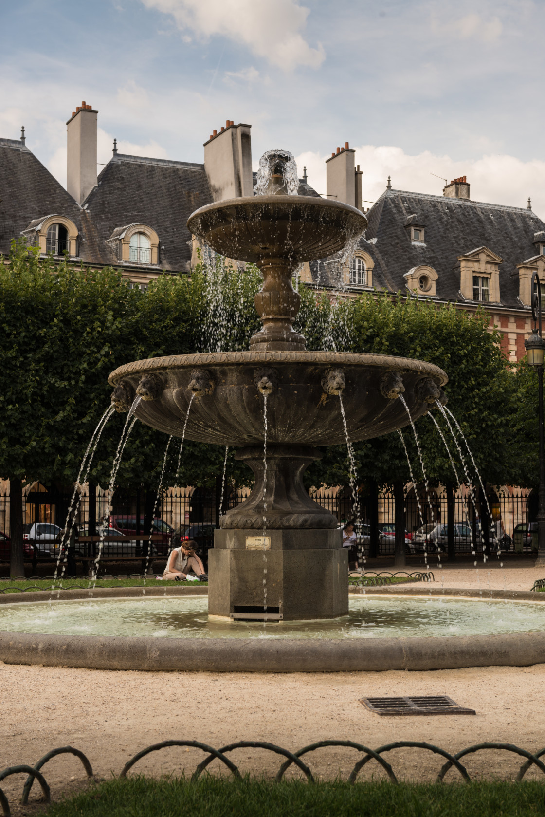 "Paris - Place des Vosges" stock image