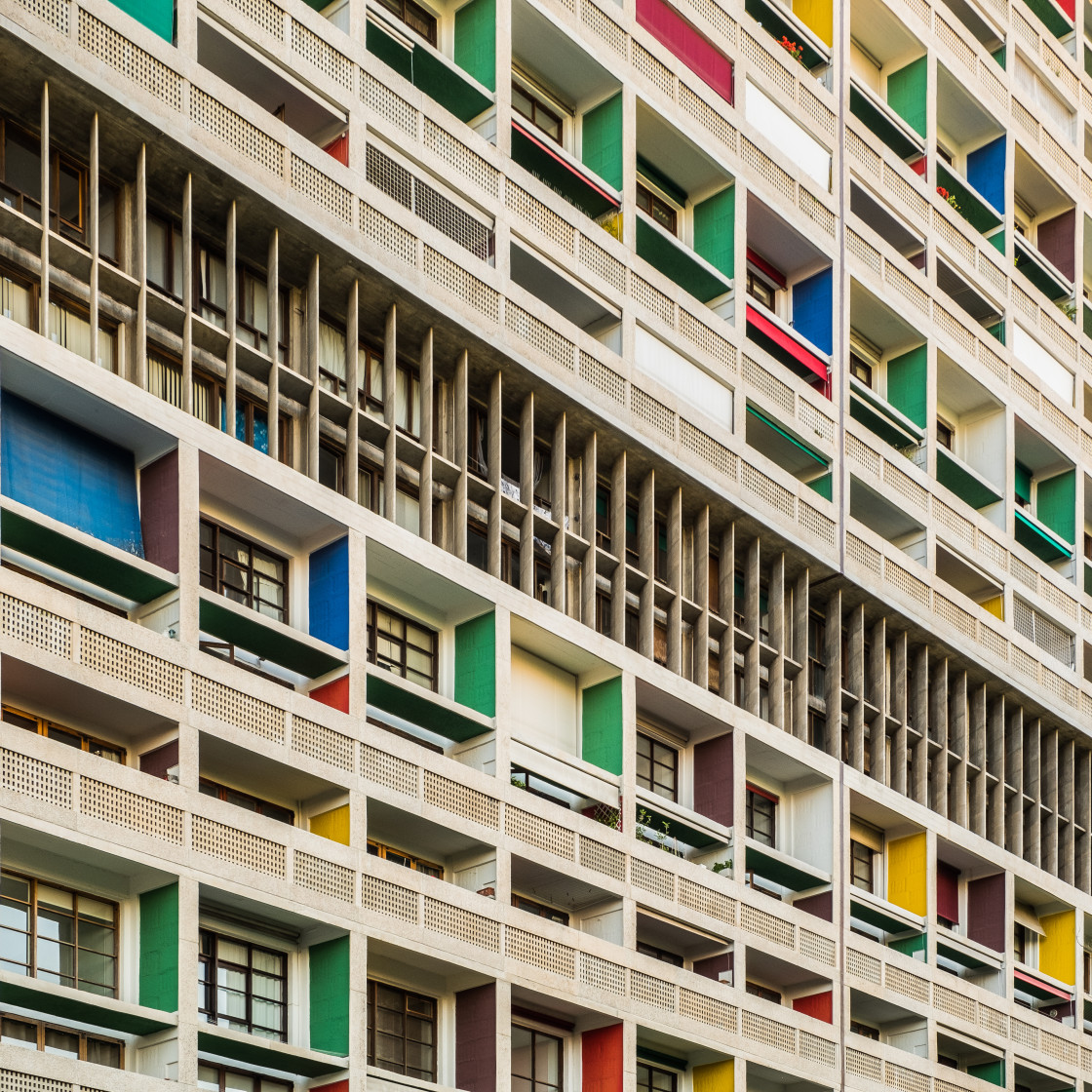 "Unité d'habitation" stock image