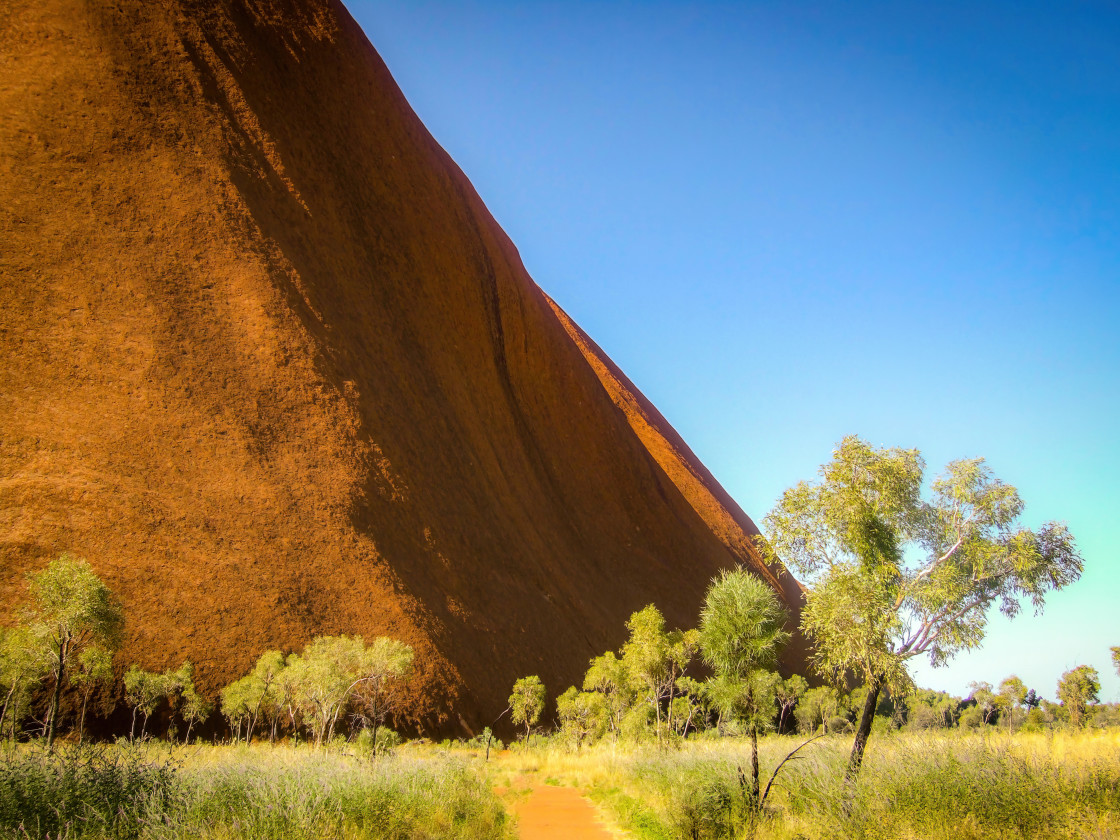 "Uluru Profile" stock image