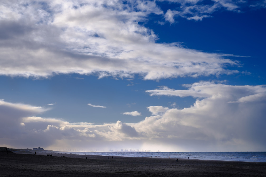 "Scheveningen Beach" stock image