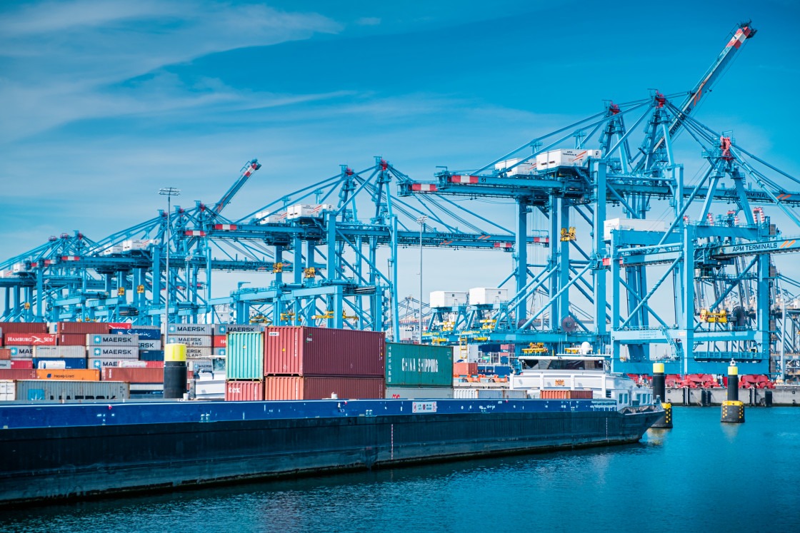 "Maasvlakte" stock image