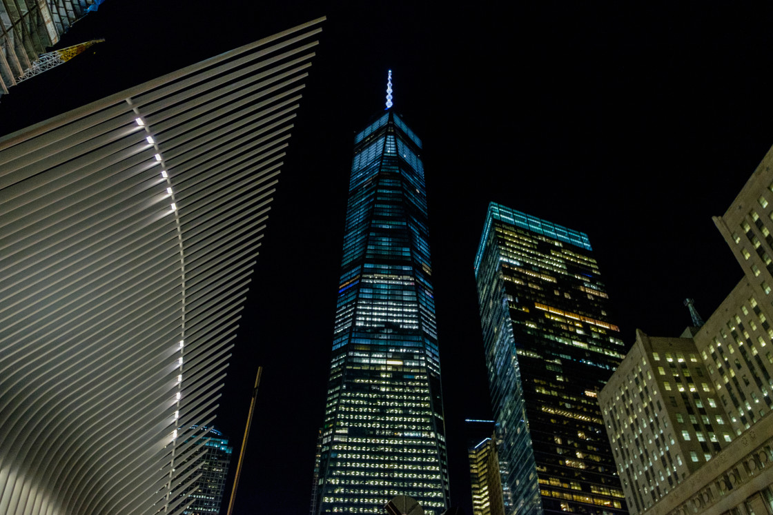 "Oculus & Freedom Tower" stock image