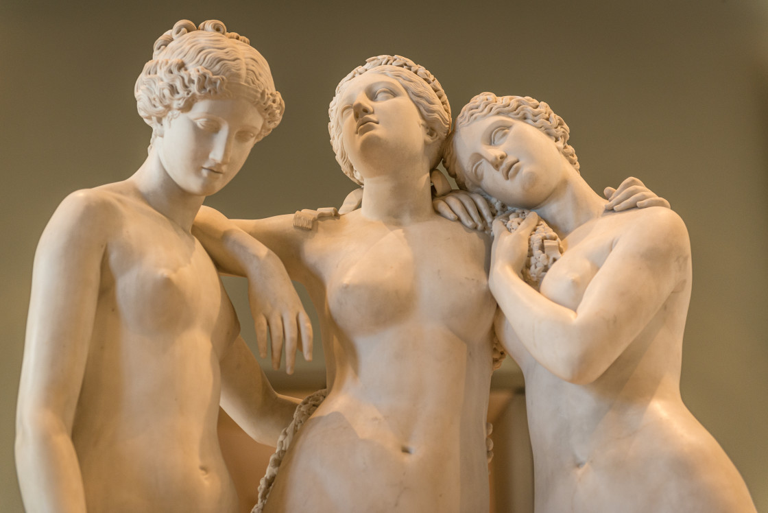 "Three Graces" stock image