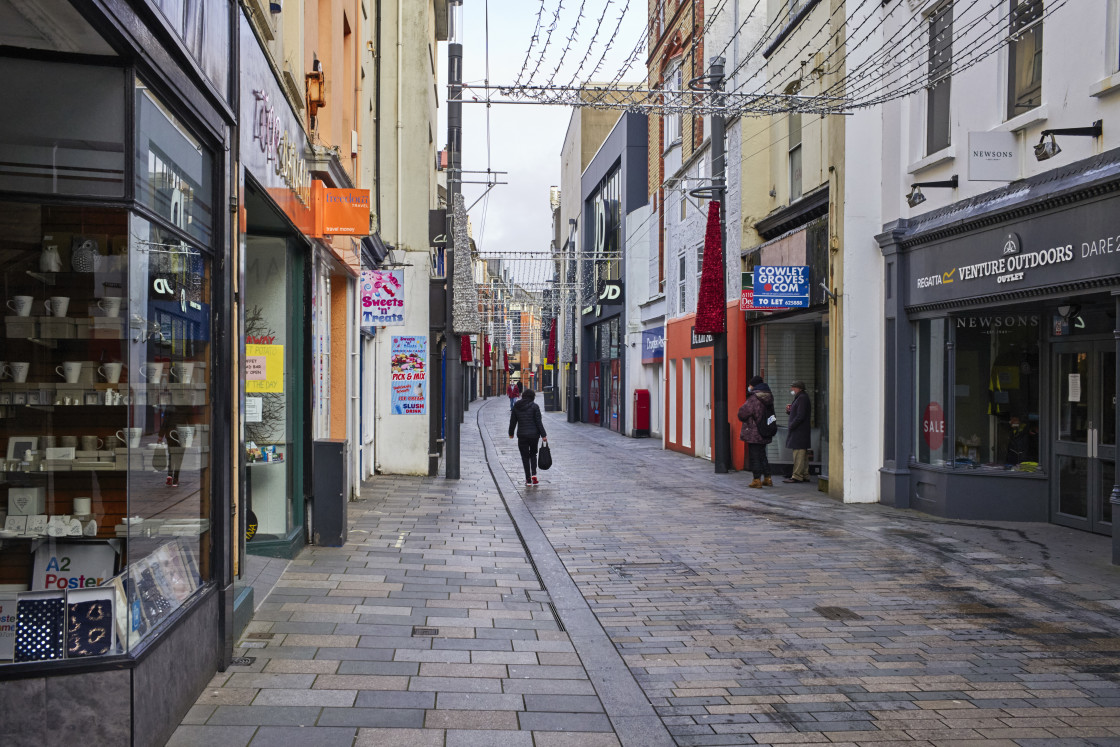 "Strand Street in Douglas, Isle of Man" stock image