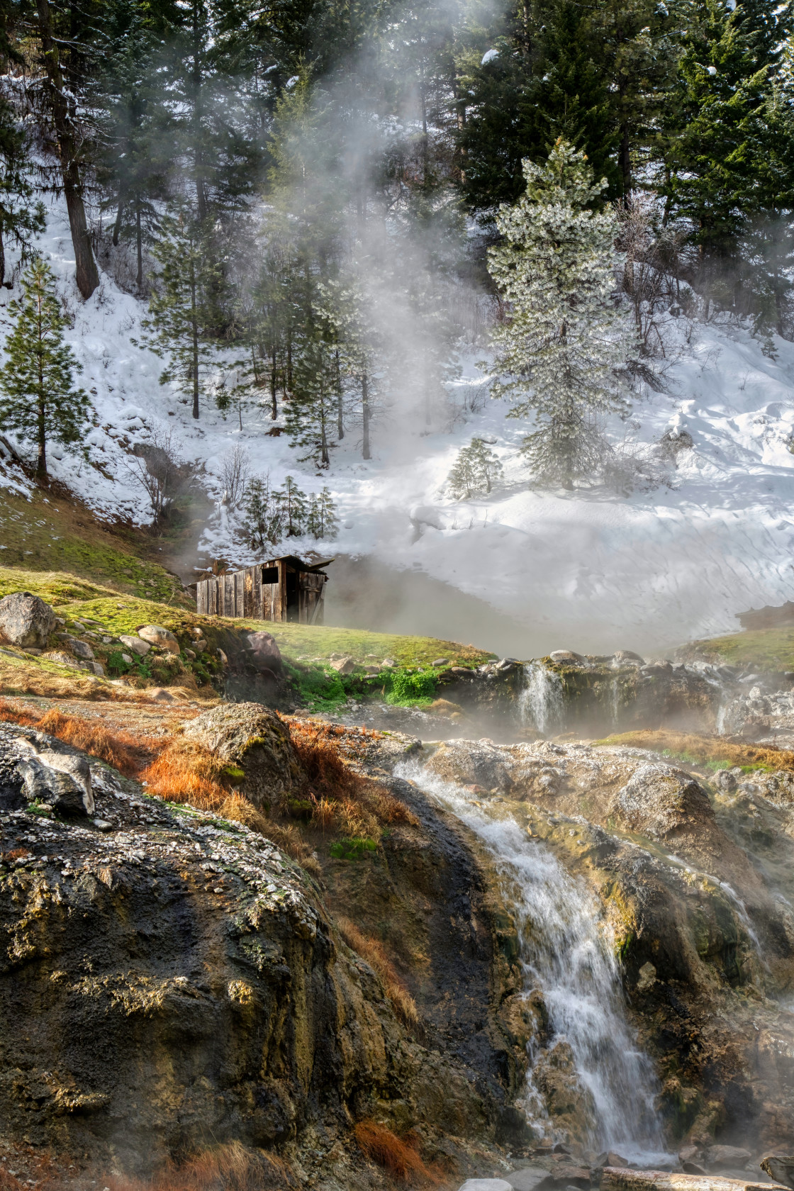 "Bonneville Hot Springs" stock image