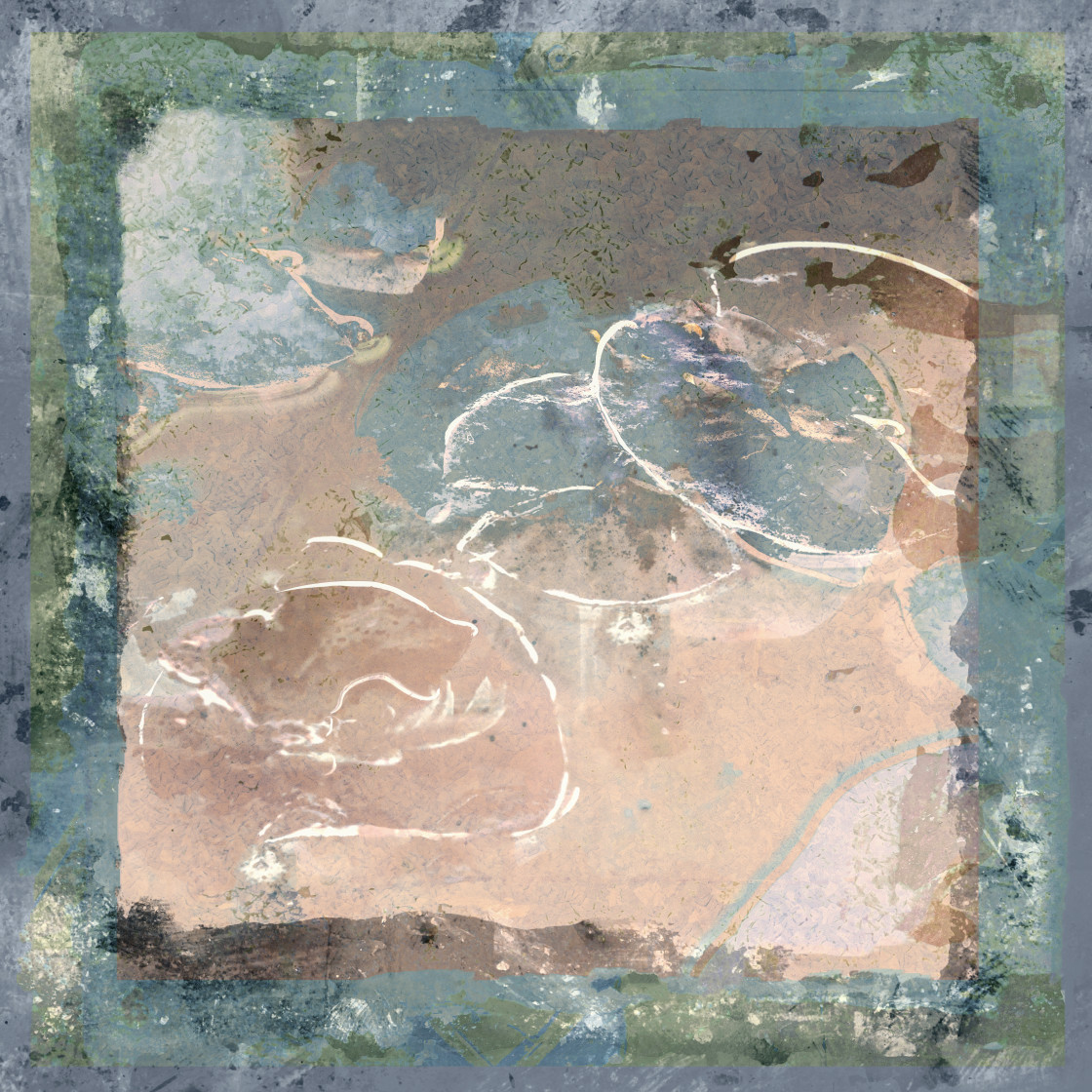 "Lily Pads" by Lynne Blount - £15.00 "Lily Pads" stock image