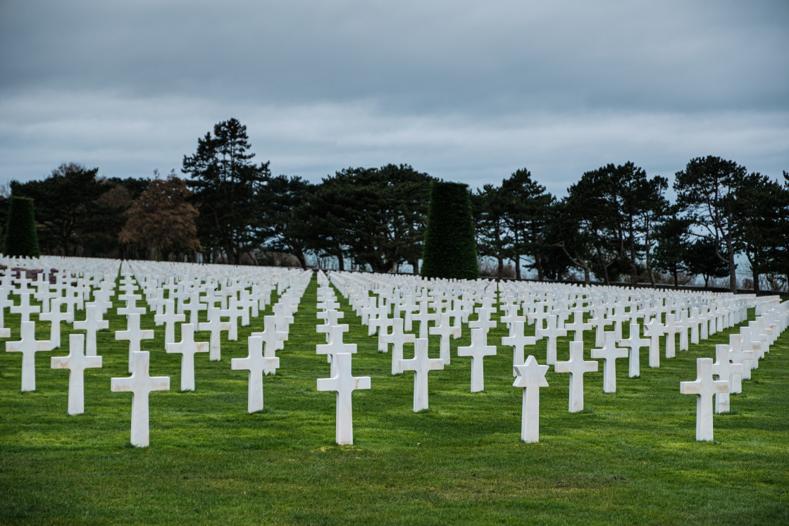 "American Cemetery in Normandy" stock image