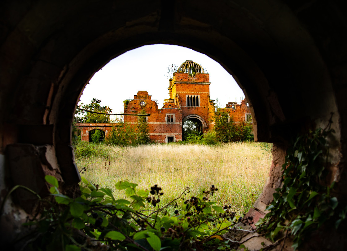 "Porthole to Decay" stock image