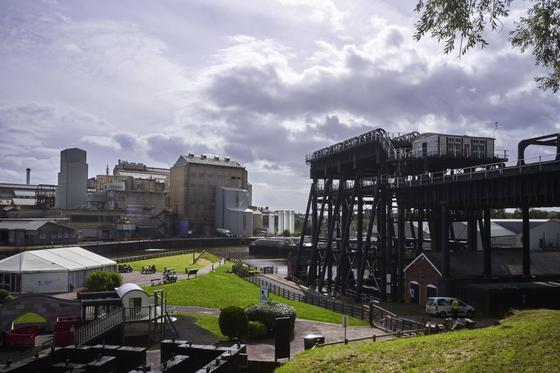 "The Anderton boat lift" stock image