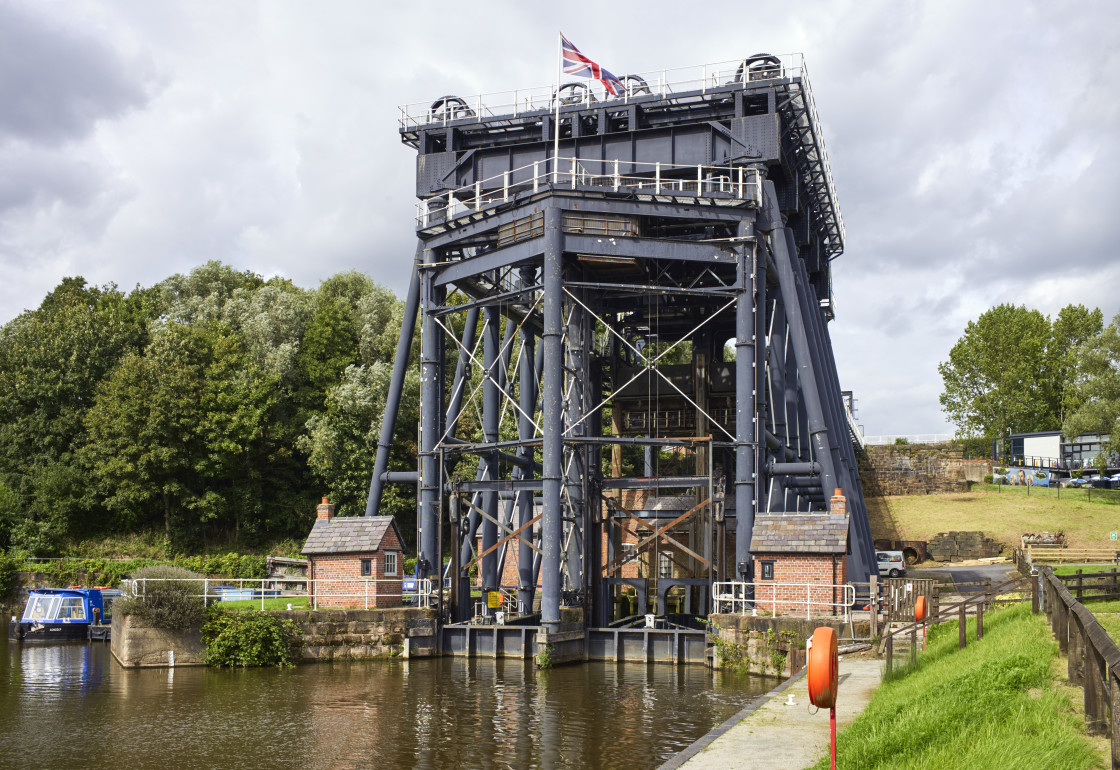 "The Anderton boat lift" stock image