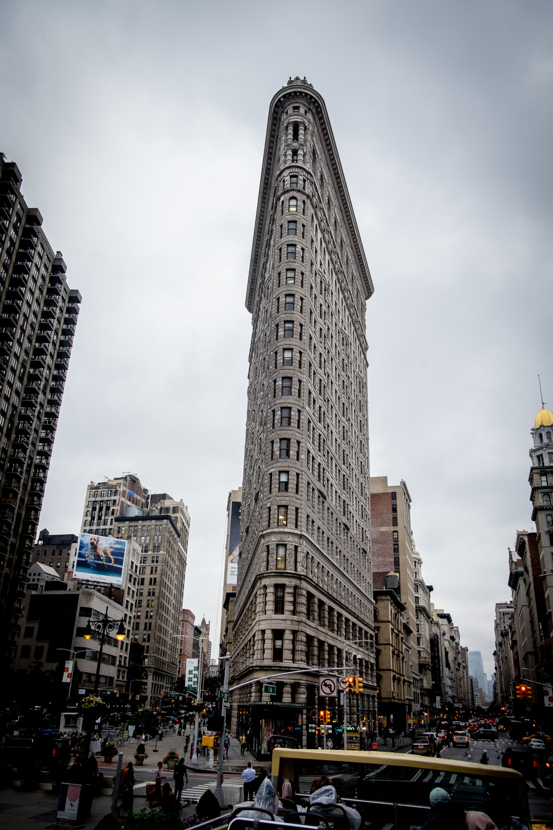 "The Flatiron building, New York." stock image