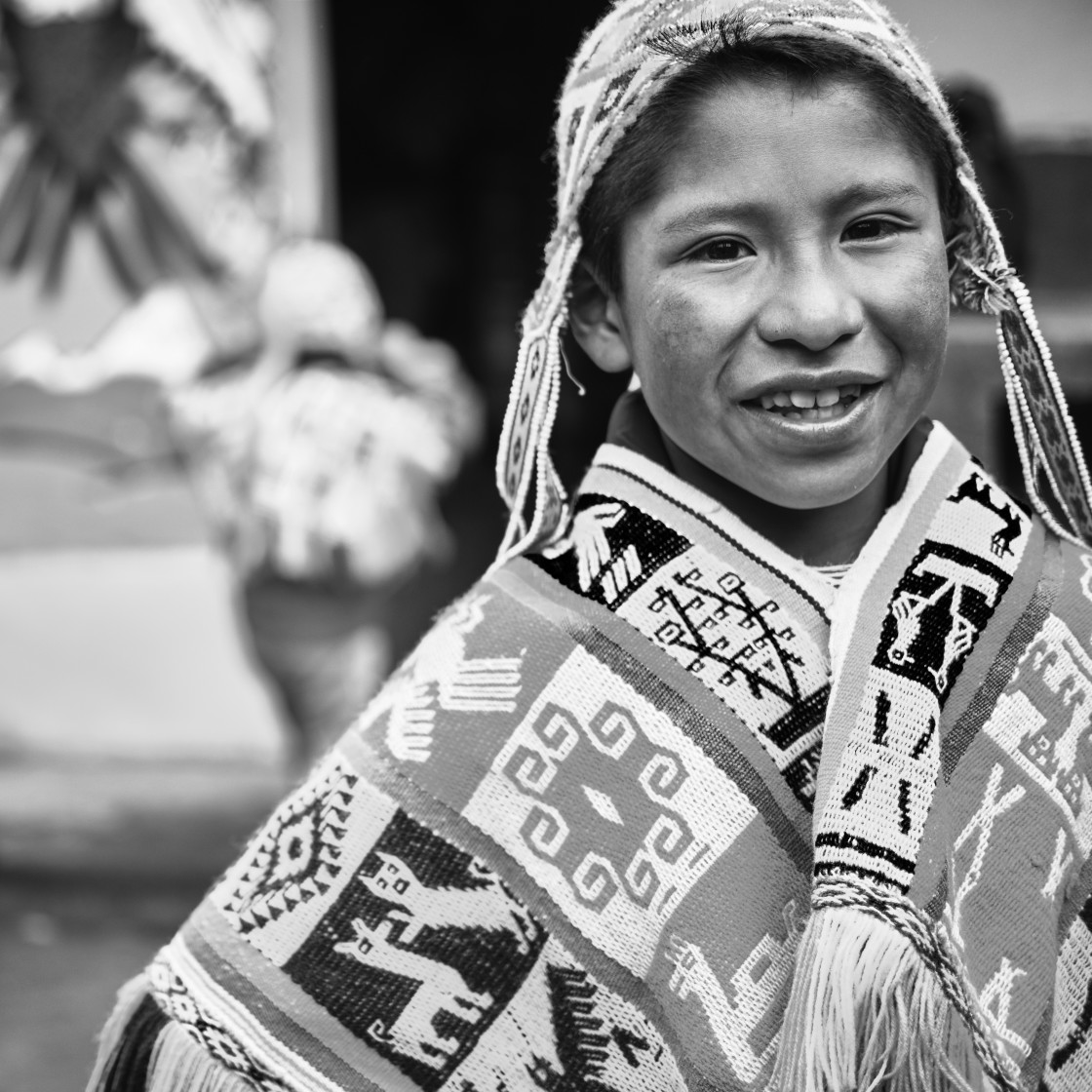 "Andean Boy" stock image