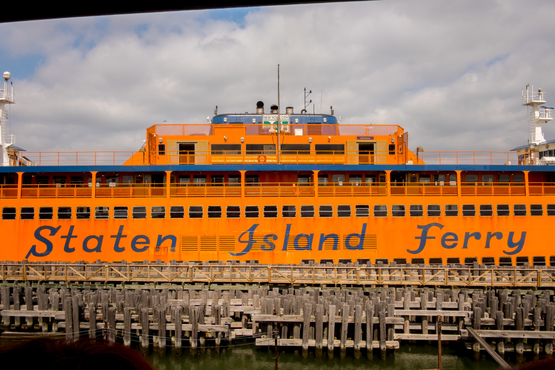 "The Staten Island Ferry." stock image