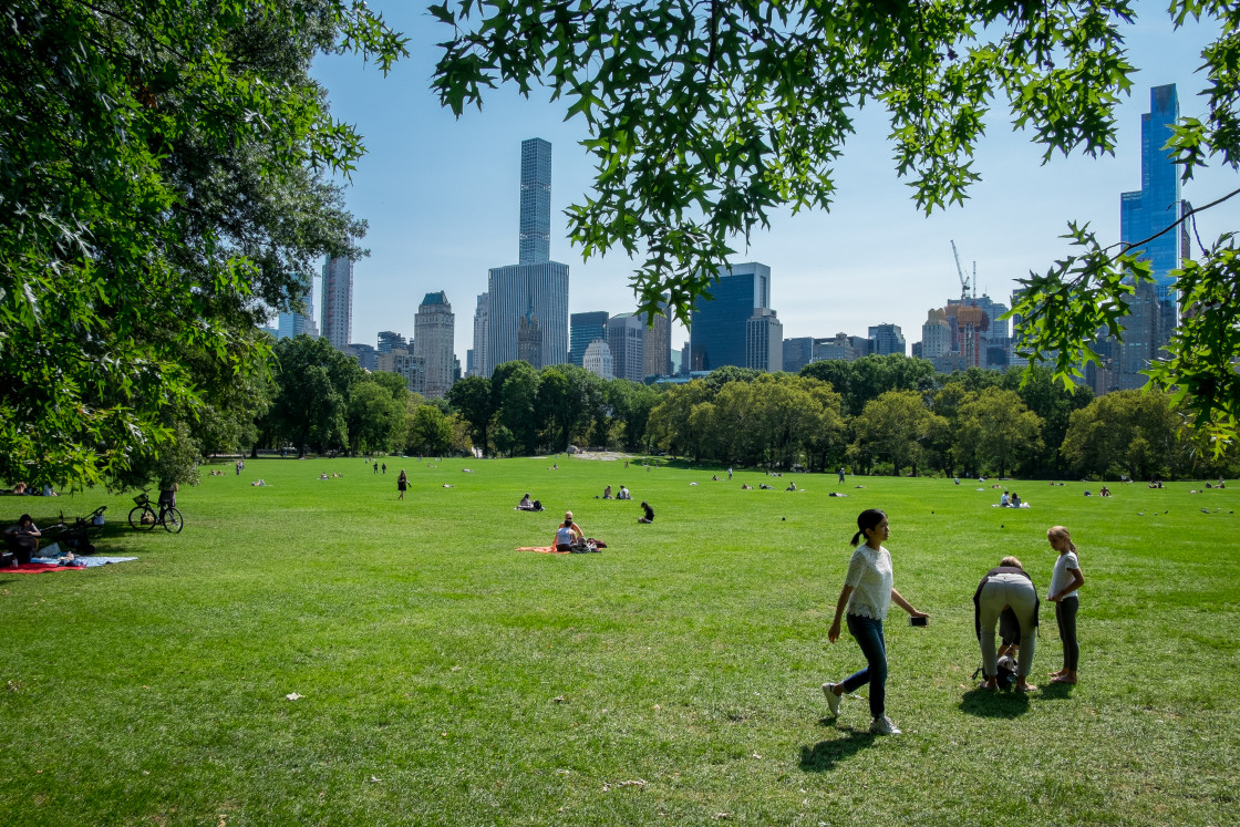 "Central Park, New York." stock image