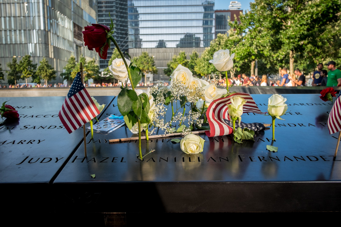 "9/11 Memorial , World Trade Centre, New York." stock image