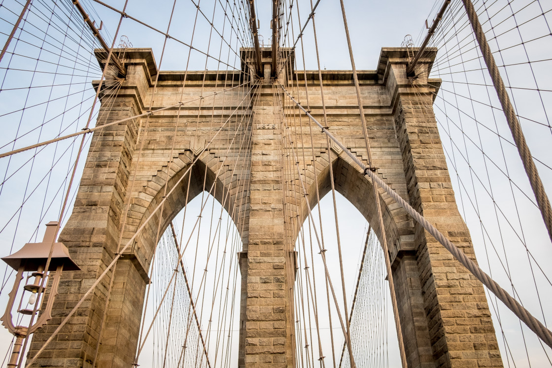 "Brooklyn Bridge, New York. 3" stock image