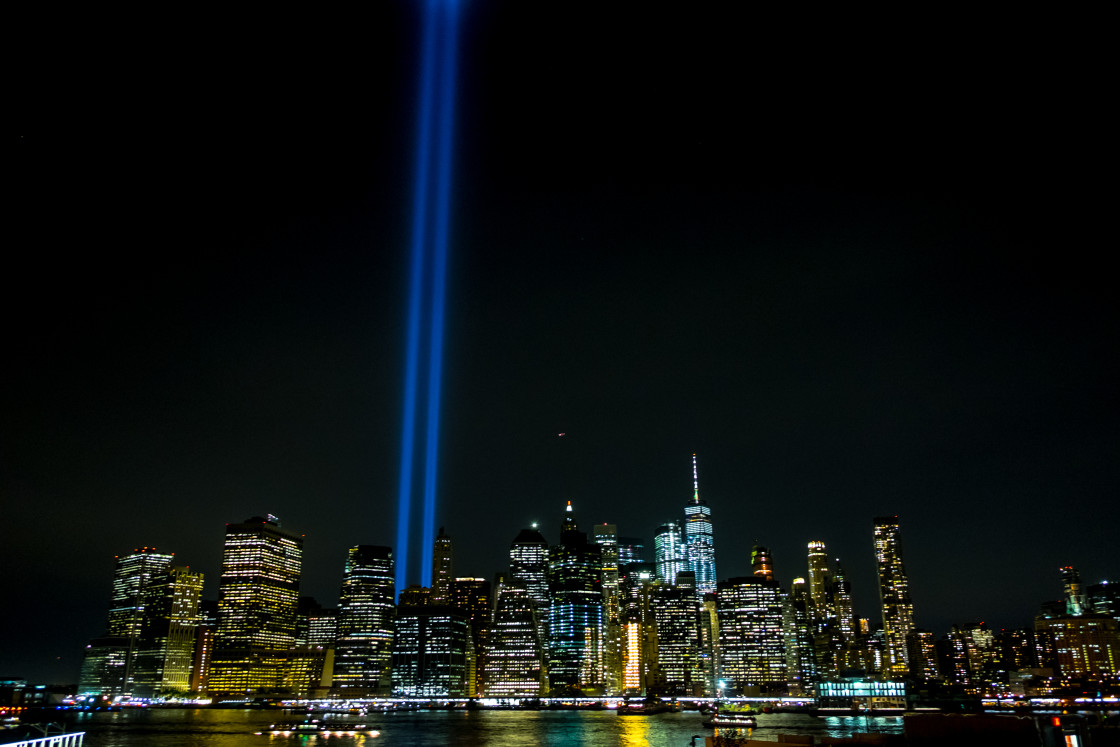 "Tribute in Light, Manhattan. 5" stock image