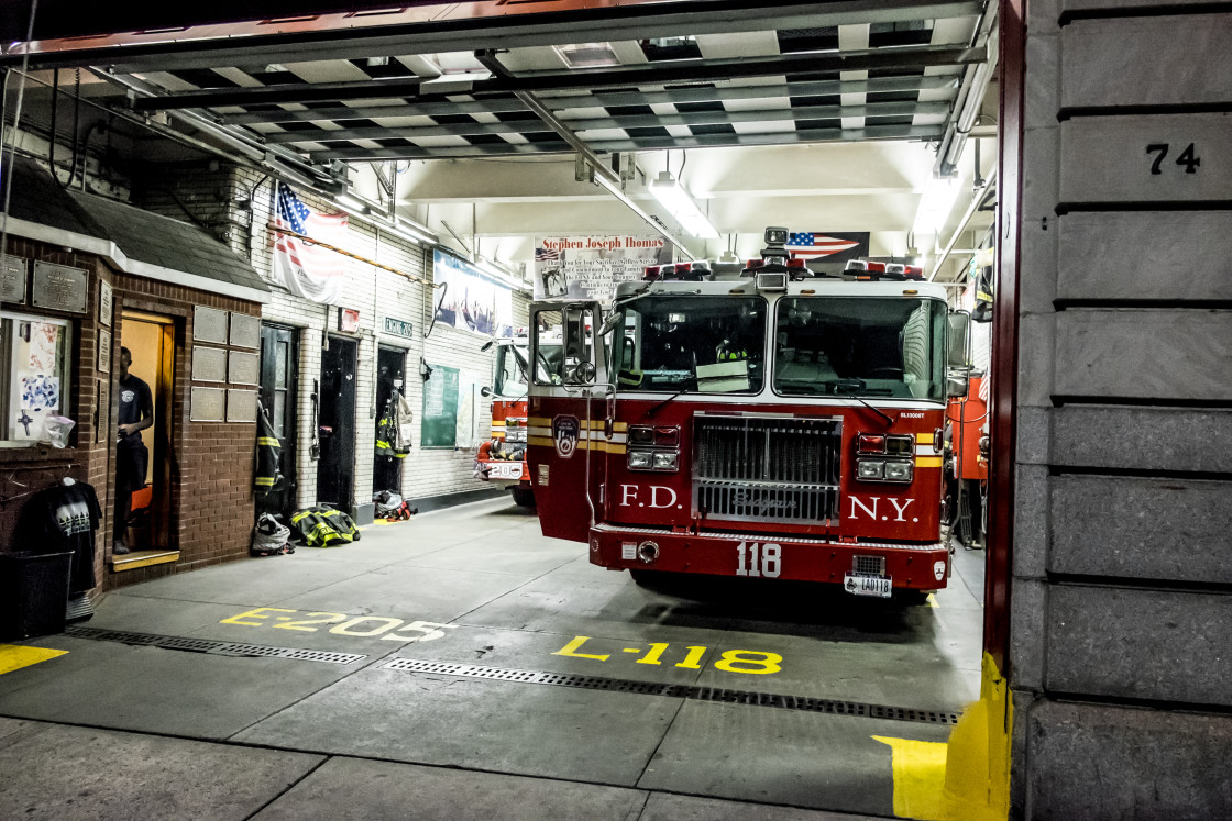 "New York Fire Engine" stock image