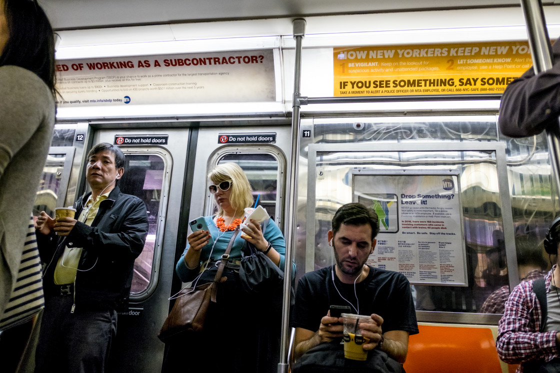 "New York Subway" stock image