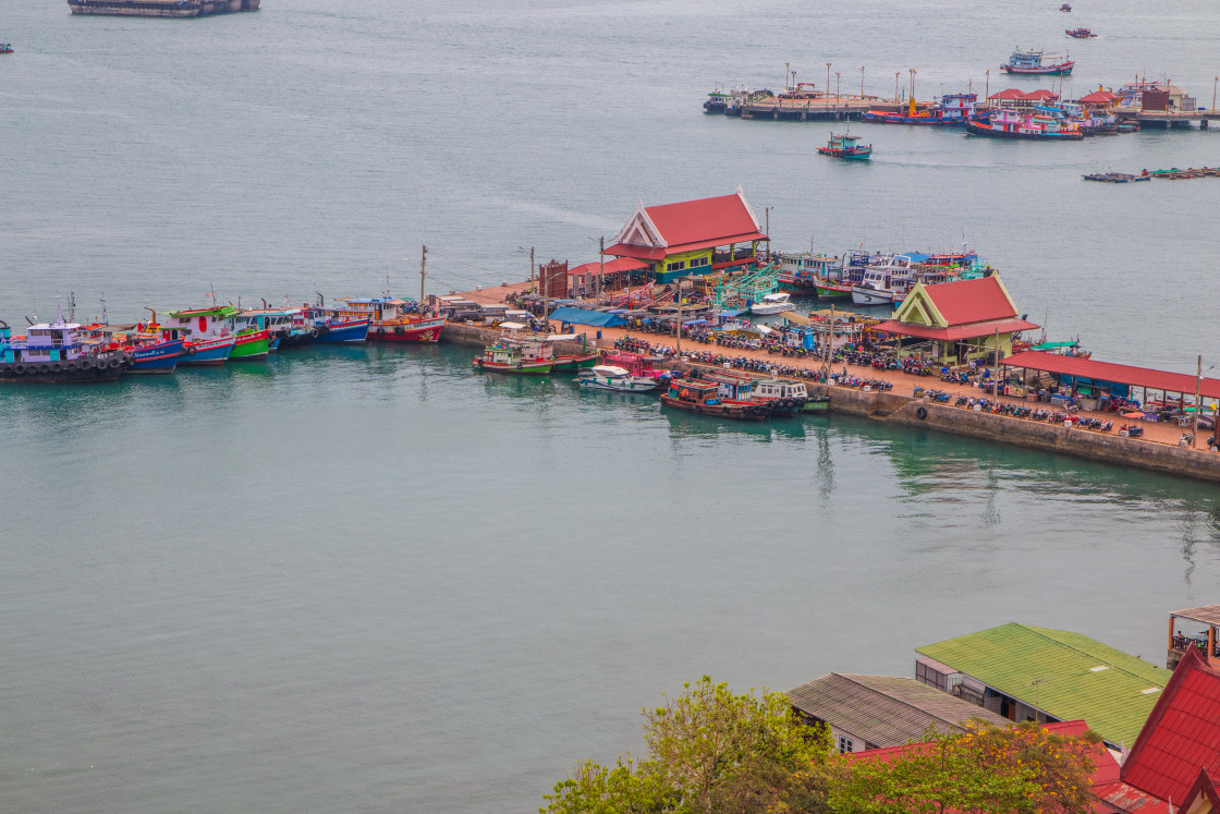 "Koh Sichang, Thai Island in the Gulf of Thailand" stock image