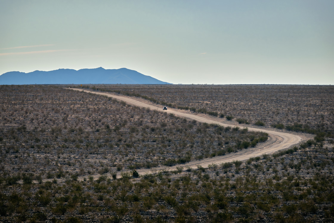 "Road Through The Desert" stock image