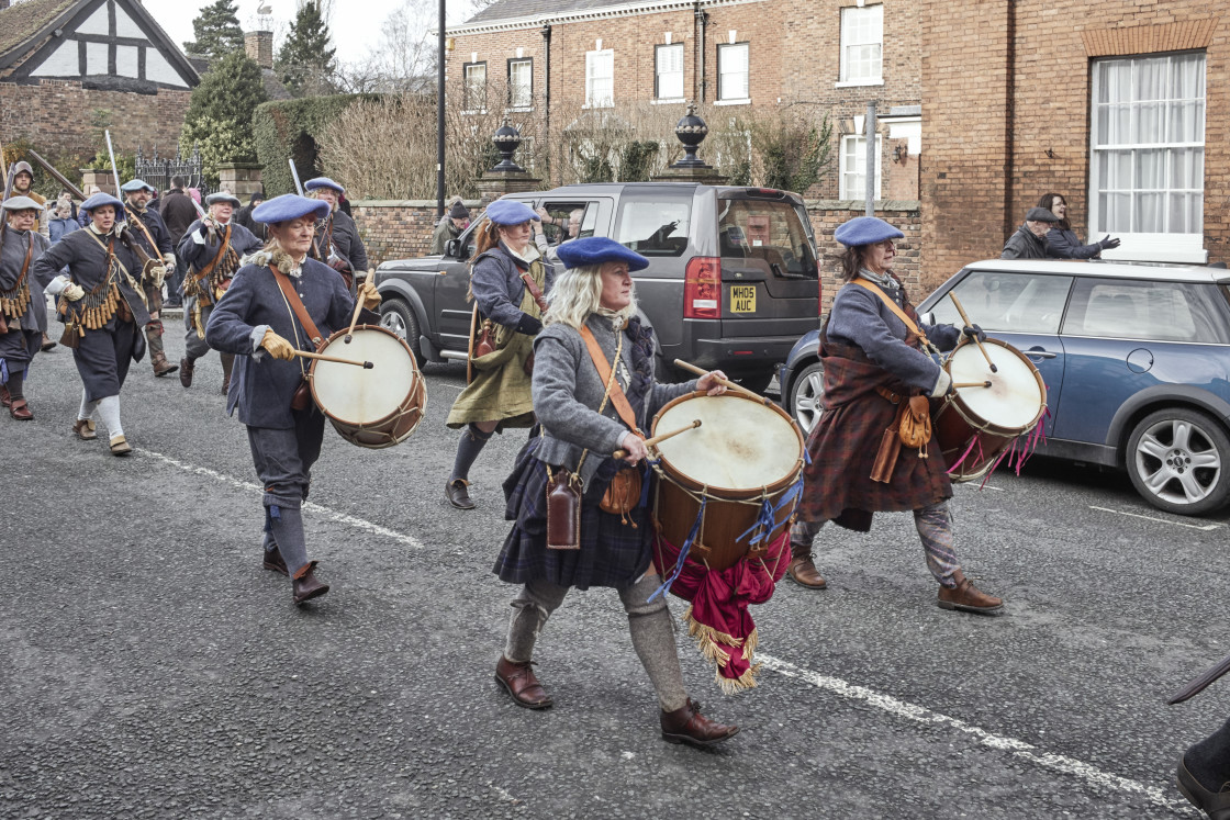 "2019 battle of Nantwich" stock image