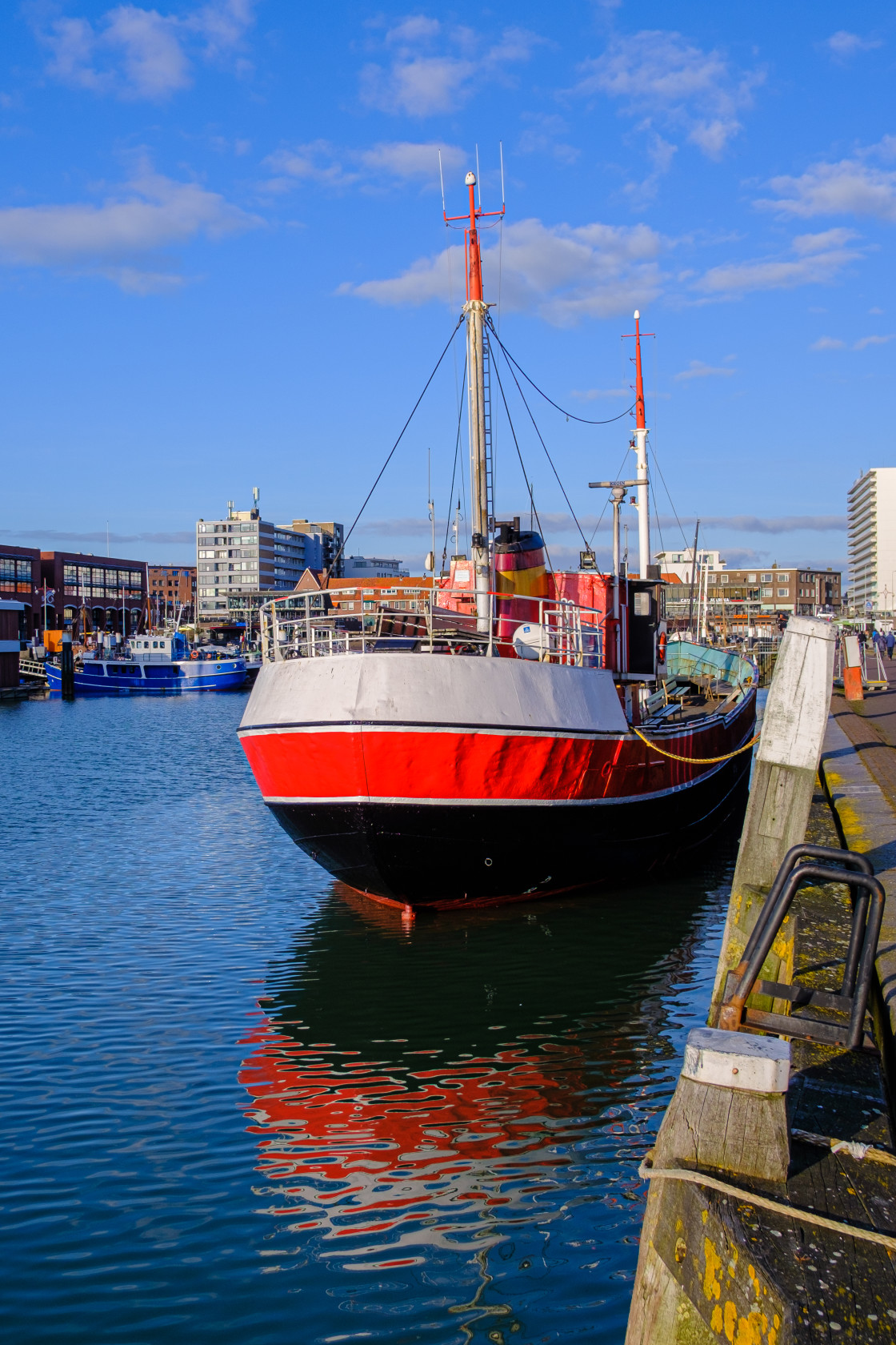 "Scheveningen Harbour" stock image