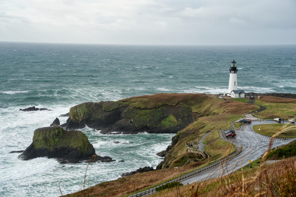 "Light house oregon" stock image