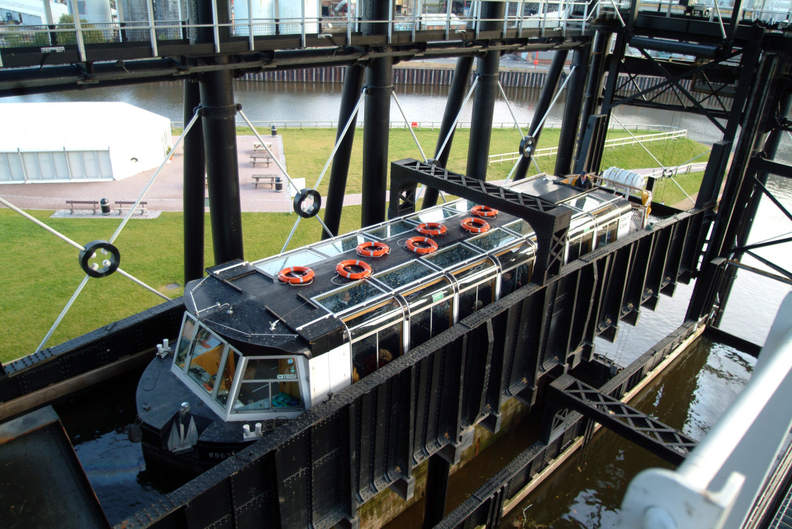 "Anderton Boat Lift 6" stock image