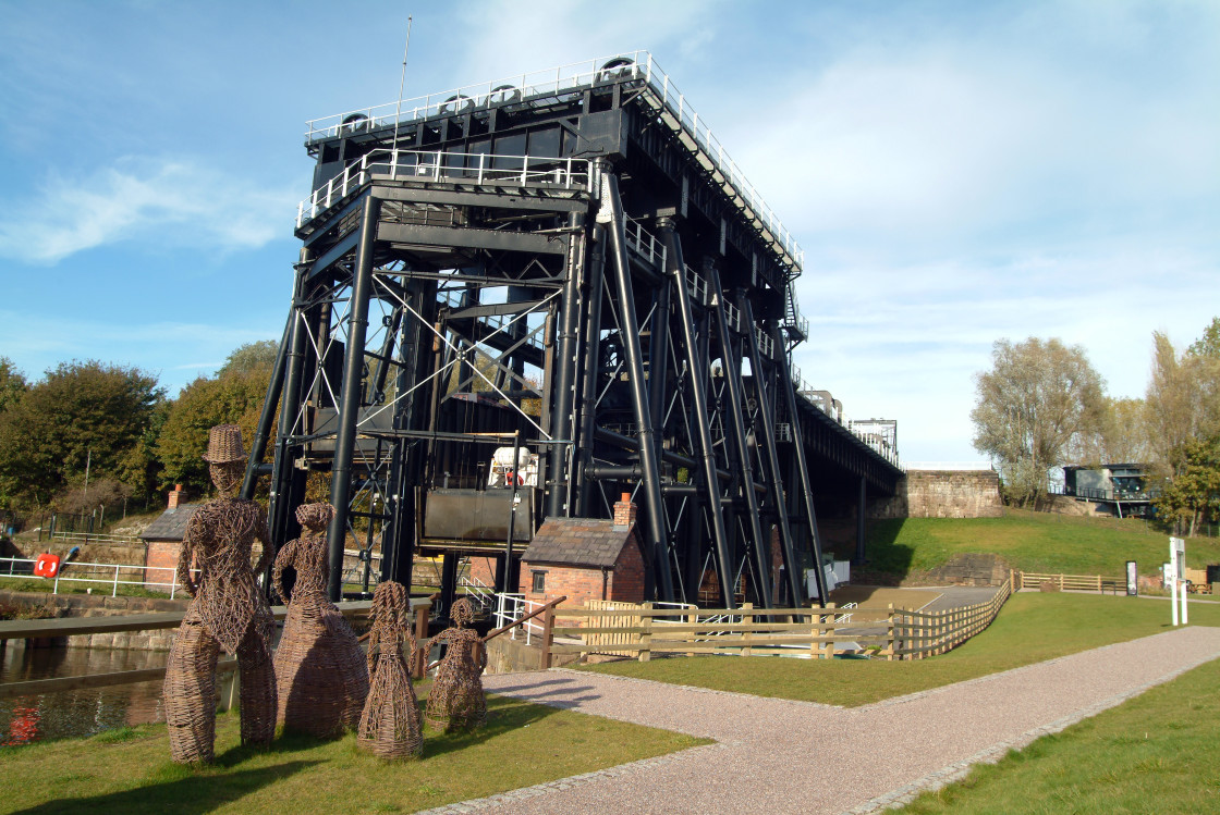 "Anderton Boat Lift 3" stock image