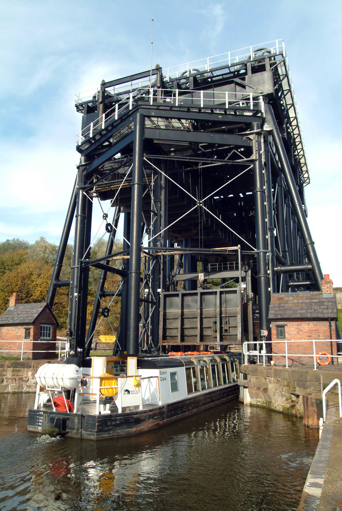 "Anderton Boat Lift 2" stock image