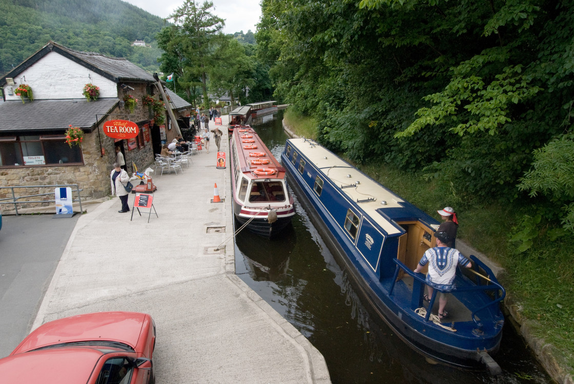 "Llangollen Canal 3" stock image