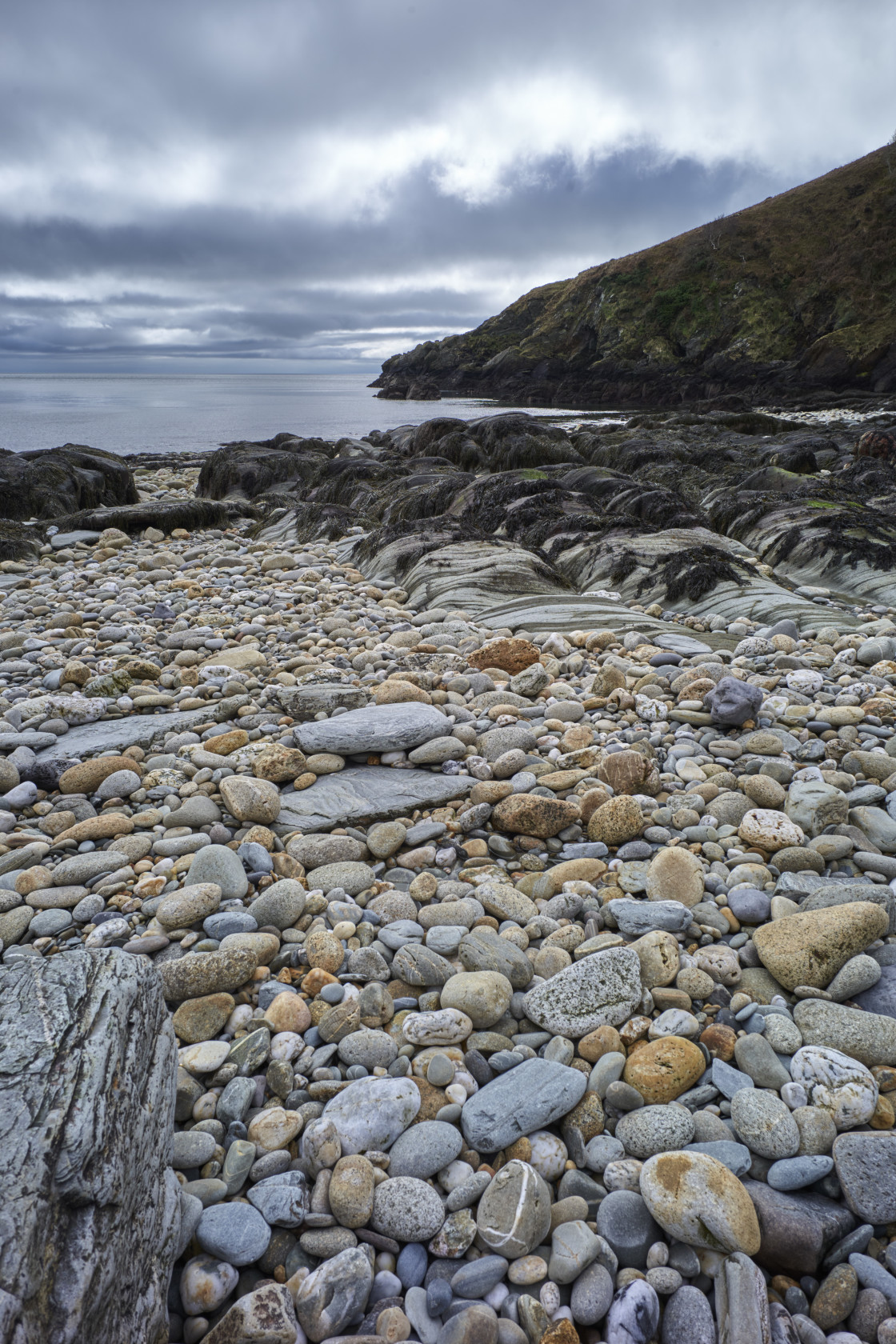 "Dhoon Glen beach on the east coast" stock image