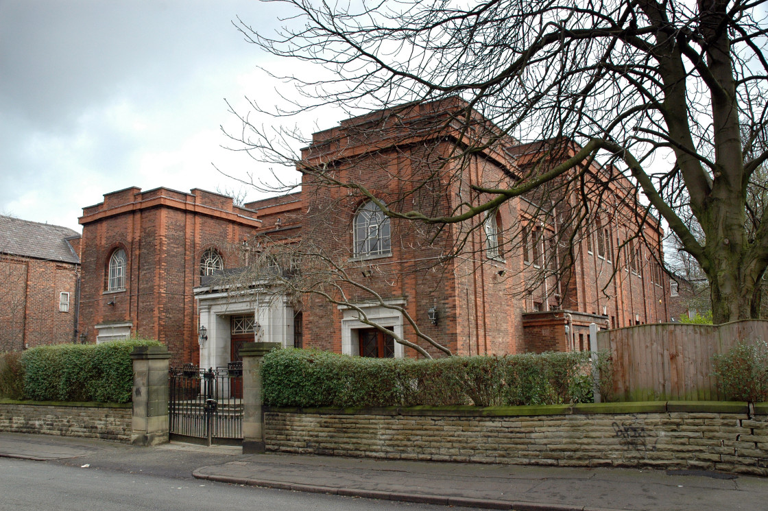 "Shaare Hayim Sephardi Synagogue, Manchester Exterior 1" stock image