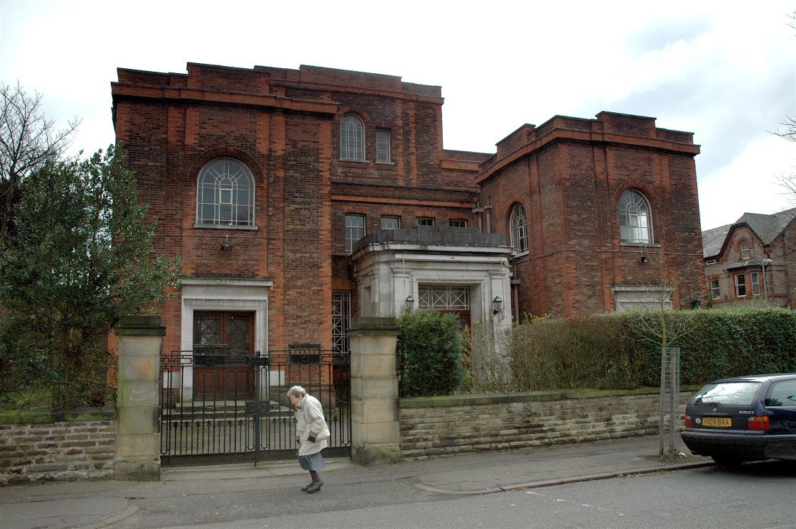 "Shaare Hayim Sephardi Synagogue, Manchester Exterior 2" stock image