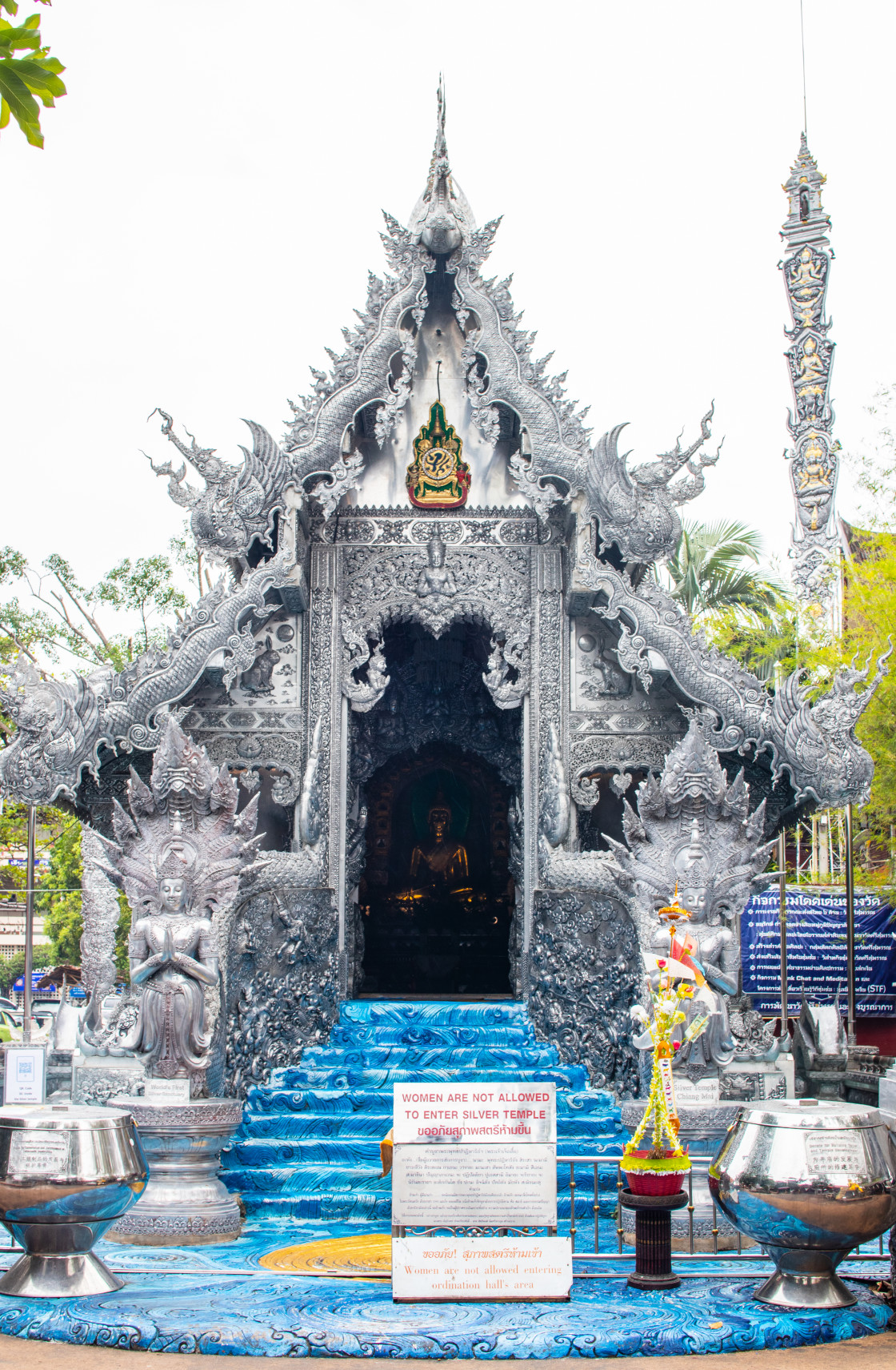 "Wat Sri Suphan is also known as the Silver Temple in Chiang Mai Thailand Southeast Asia" stock image