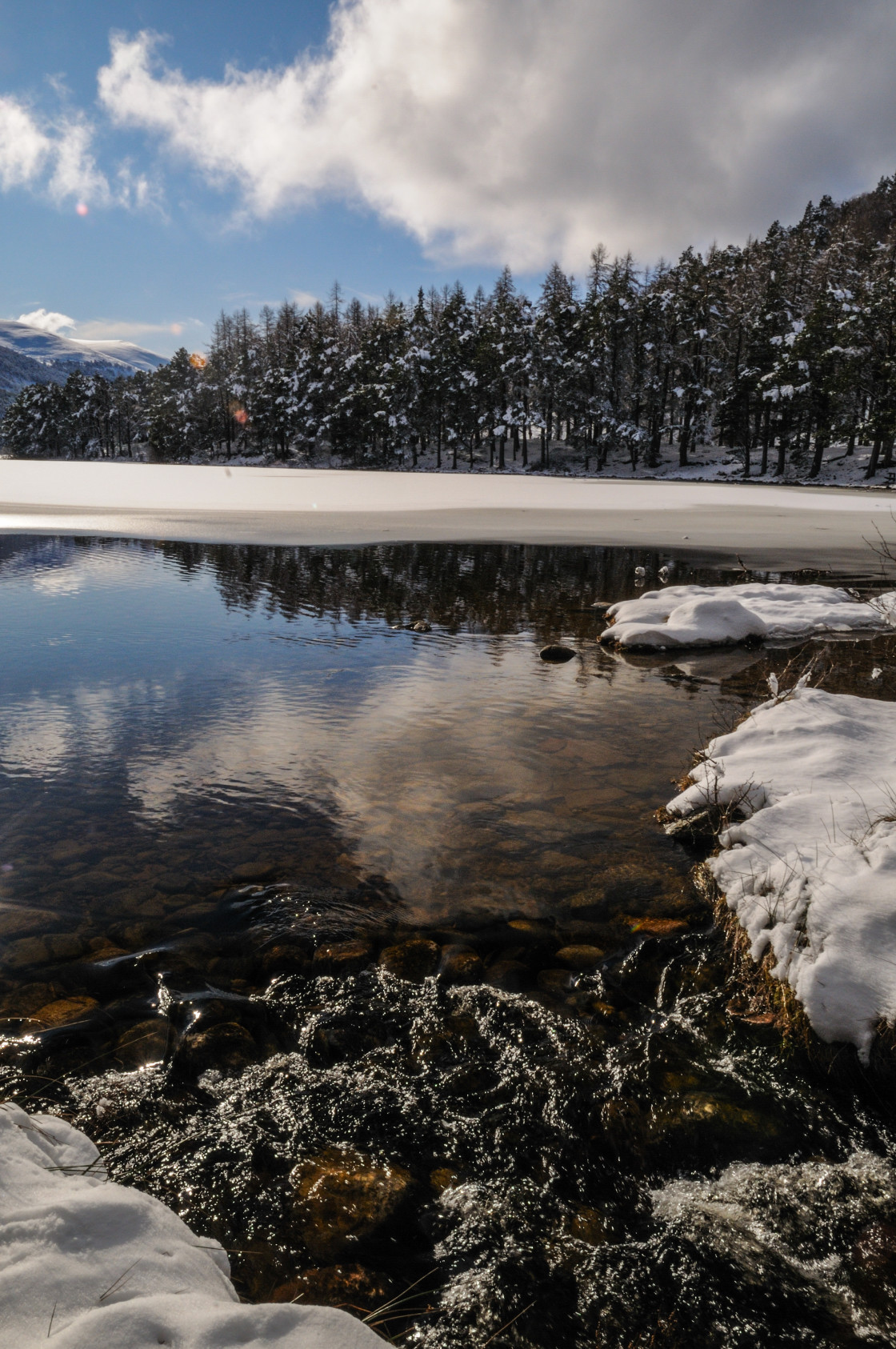 "Loch an Eilein" stock image