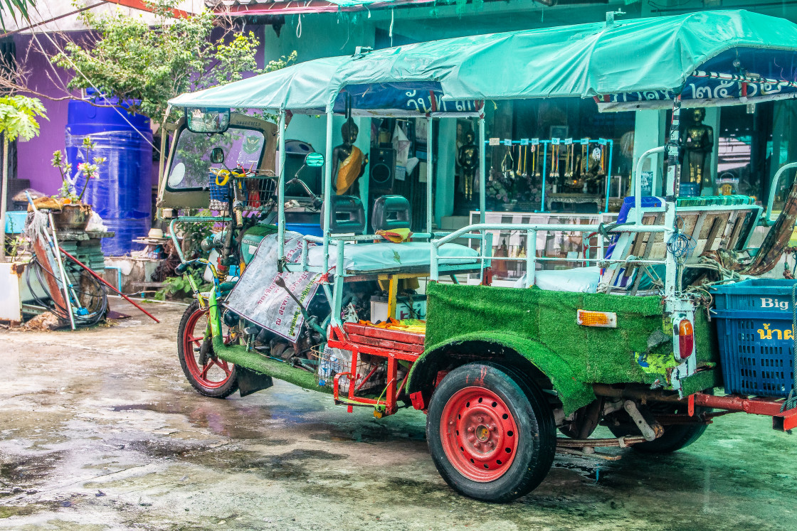 "Tuk Tuk Taxi in Thailand Asia" stock image