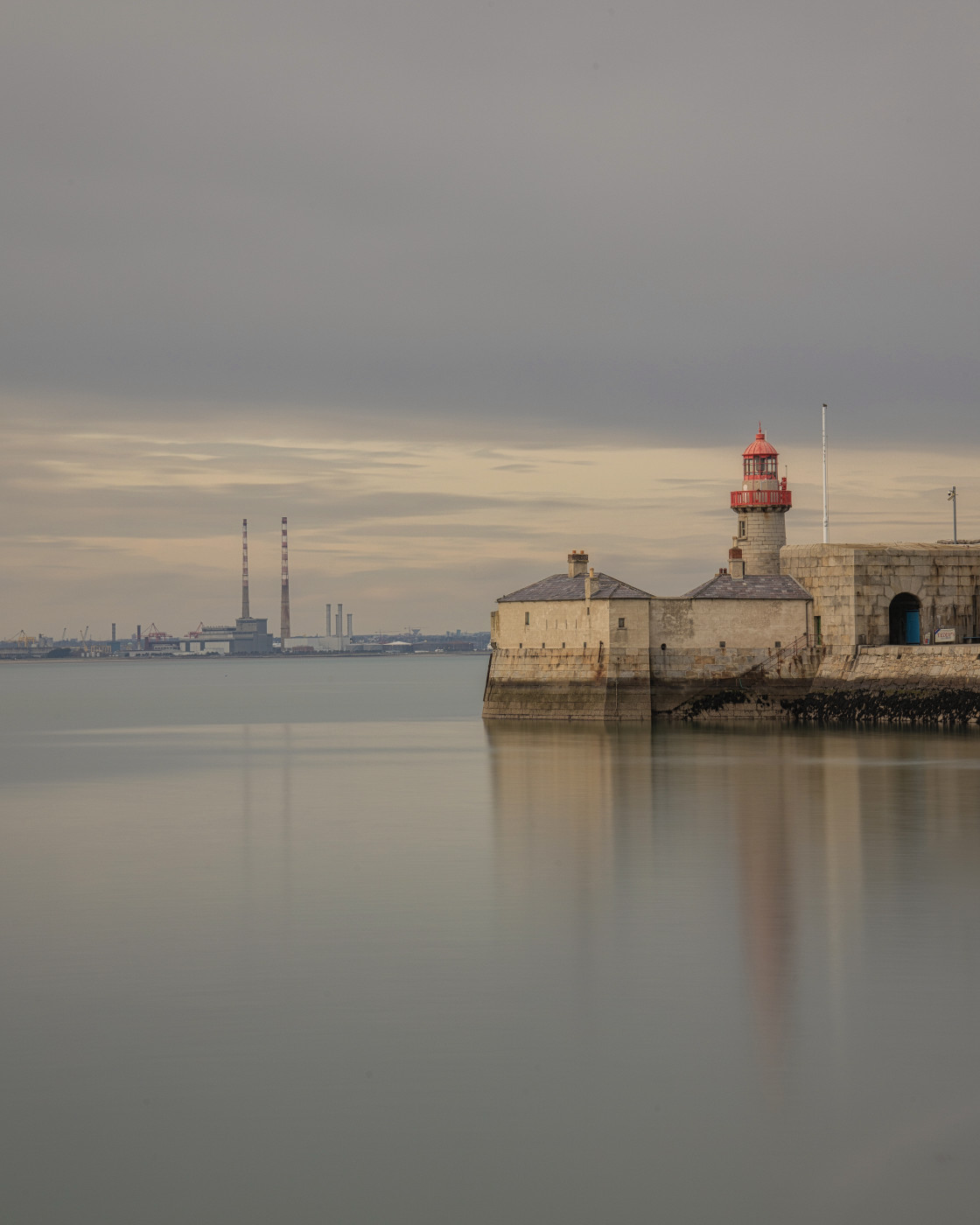 "East Pier Lighthouse Dun Laoghaire" stock image