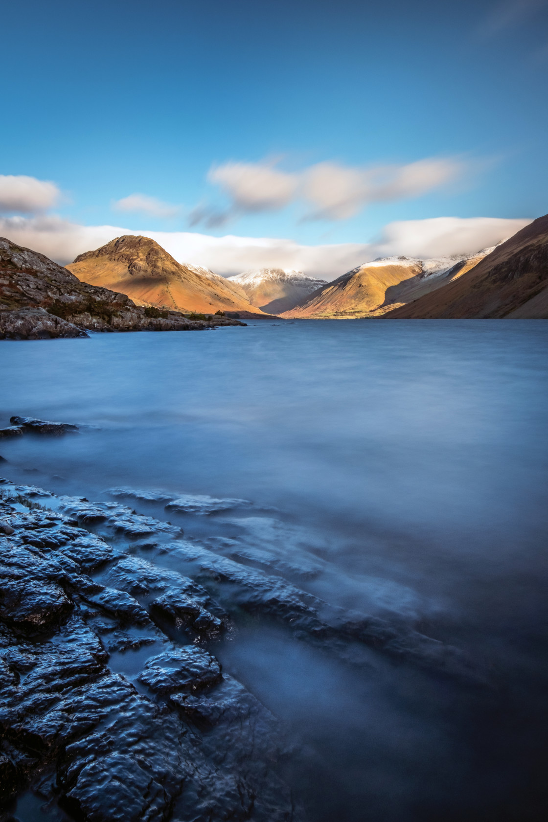 "Early January at Wastwater, Lake District" stock image